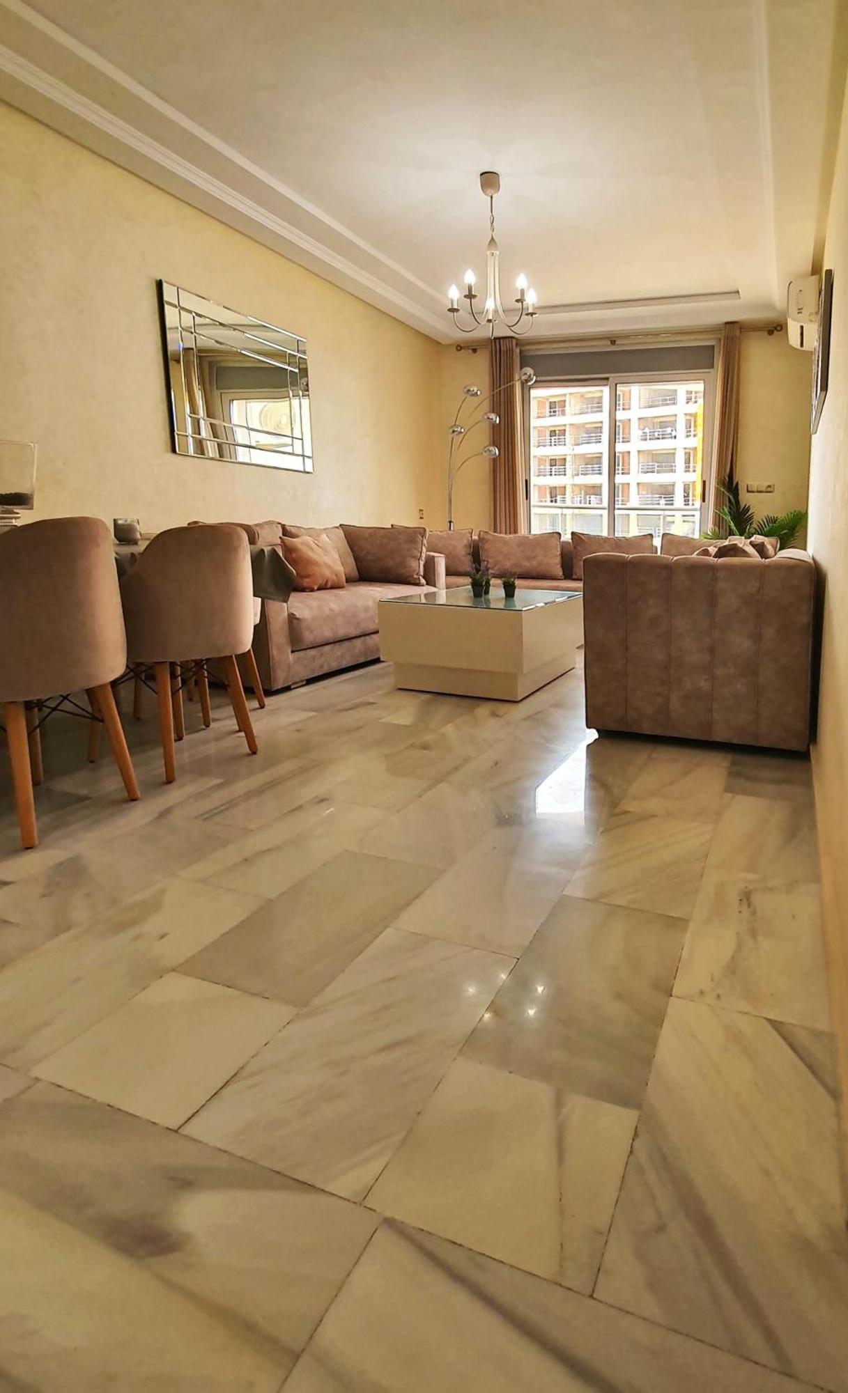Mont Blanc :Appartement, Vue Sur Mer A 2 Minutes De La Gare. Танжер Экстерьер фото