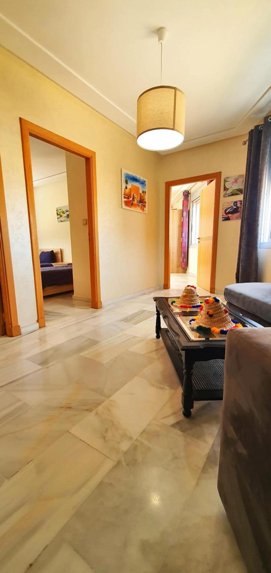 Mont Blanc :Appartement, Vue Sur Mer A 2 Minutes De La Gare. Танжер Экстерьер фото